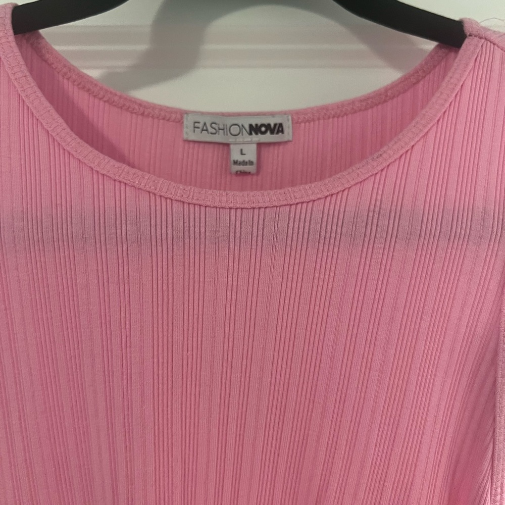 Fashion Nova Pink Sleeveless Stretchy Dress - Picture 3 of 4